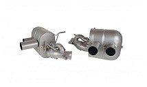 POWER OPTIMIZED EXHAUST SYSTEM WITH FLAP-REGULATION